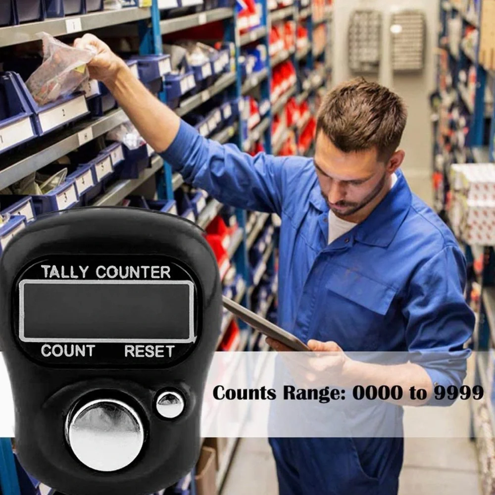 Electronic Finger Counter(3 Pack)5 Digit LCD Digital Display Tally Counter.